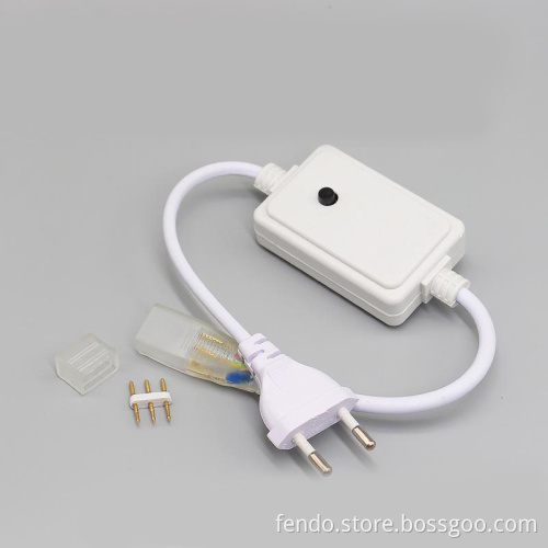 IP65 PVC Cover Double-Row Smart RGB LED Light Strip 5050 SMD 220V
